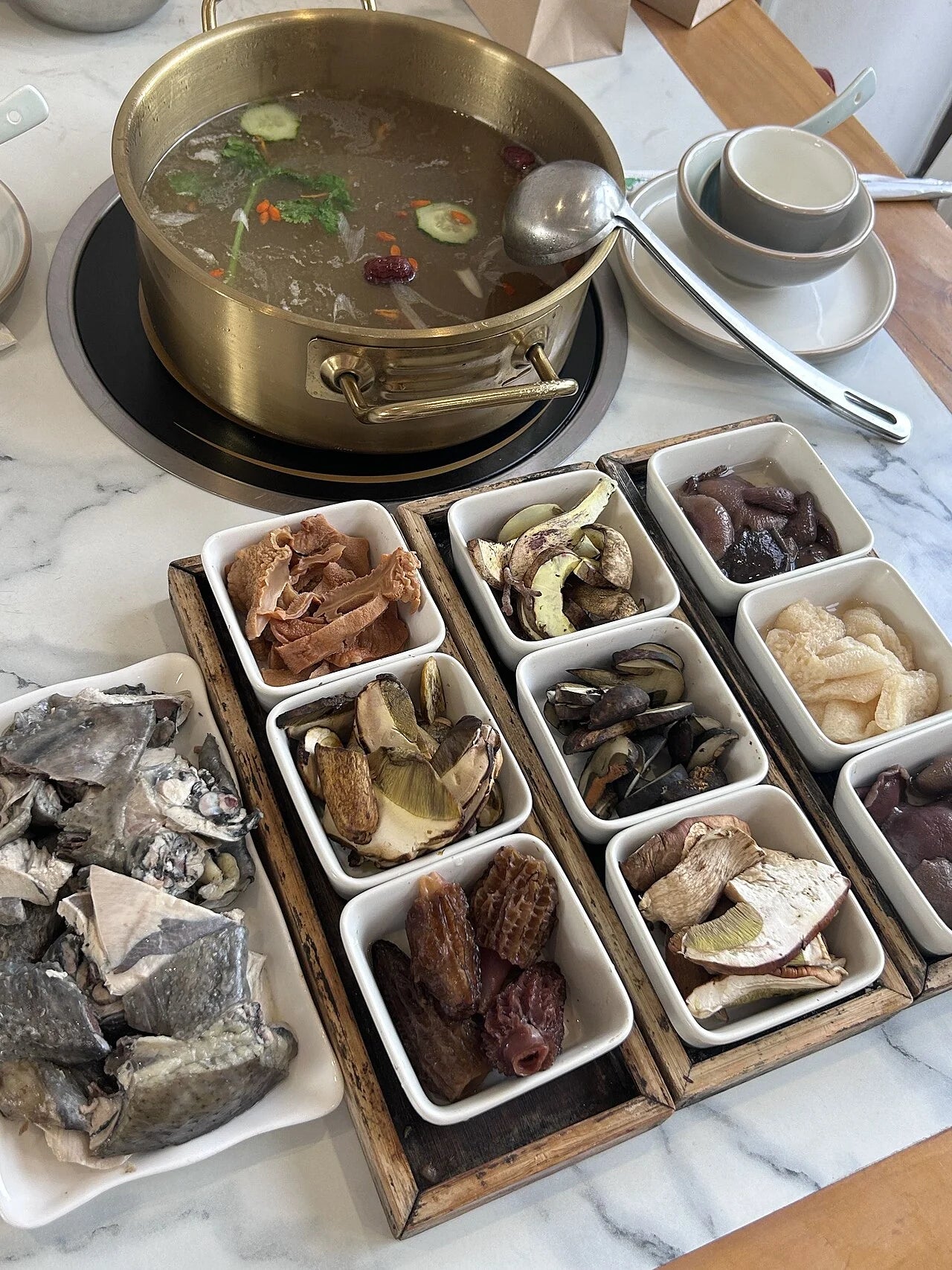 Mushroom hot pot in Yunnan