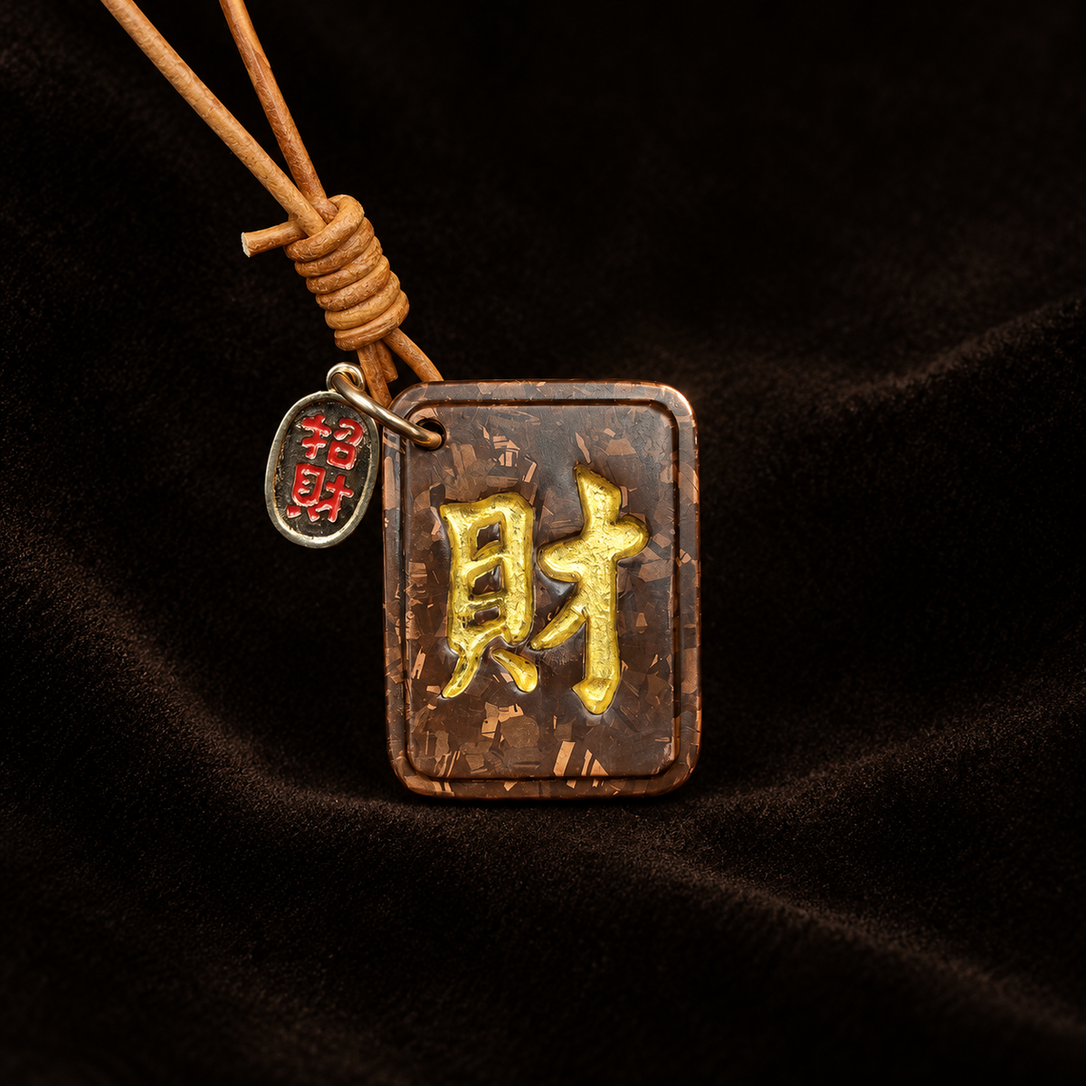 Bantong Copper Cai Hanging Ornament