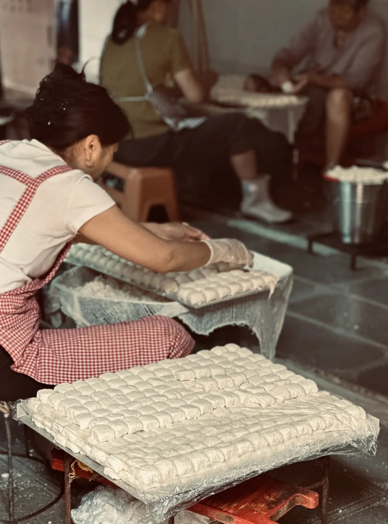 Tofu preparation in Jianshui